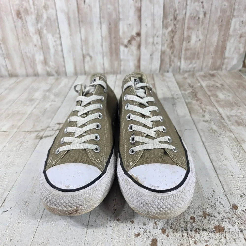 Converse Chuck Taylor All Star Low Top Olive Green Khaki Sneakers  Mens 11.5 - Picture 2 of 8
